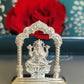 Pure Silver Lakshmi Devi Idol With Thoran