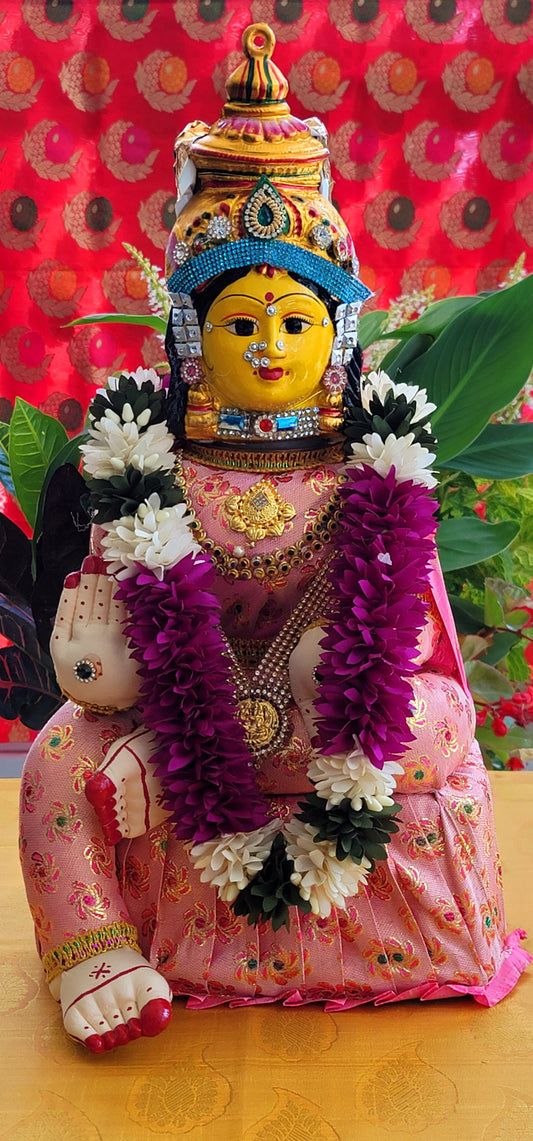 Varalakshmi Ammavaru (with kireetam) for Varalakshmi Pooja