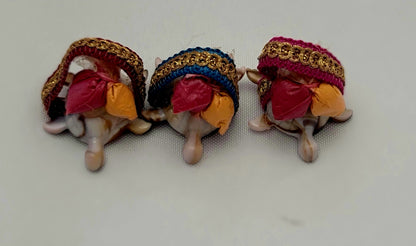 Fancy Handmade Tortoise design Haldi Kumkuma packets